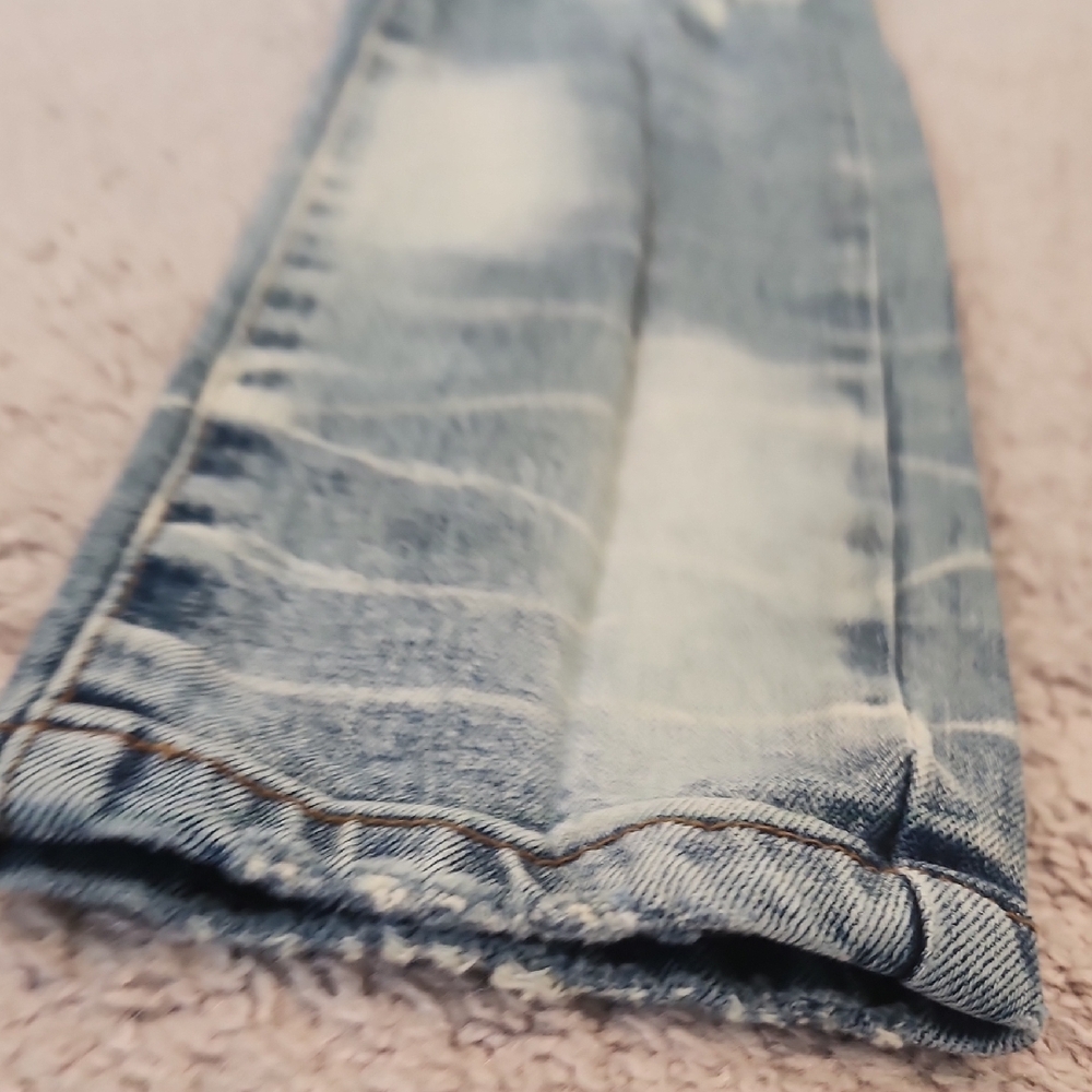 THRT Denim - Blue Skinny Jeans with Distressed Details - 30" Waist - Picture 6 of 13